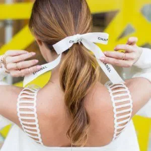 25% Off 4+ ? CHANEL Logo Ribbon Black & White 92 Inch/ 234 CM/ 2.56 Yard CHANEL | Accessories | 25 Off 4 Chanel Logo Ribbon Black  main image 2